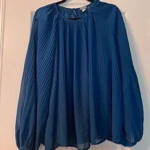A New Day blue blouse, size 1X